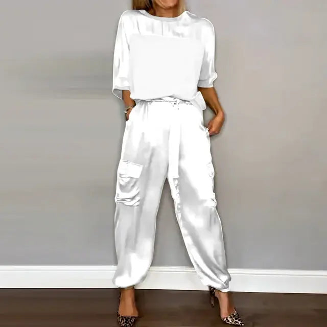 Conjunto Liso Satén Elegante
