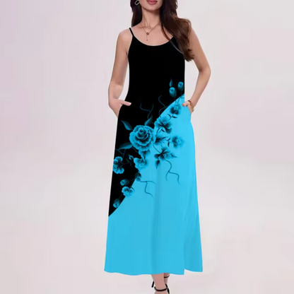 Vestido Elegante Largo Multicolor