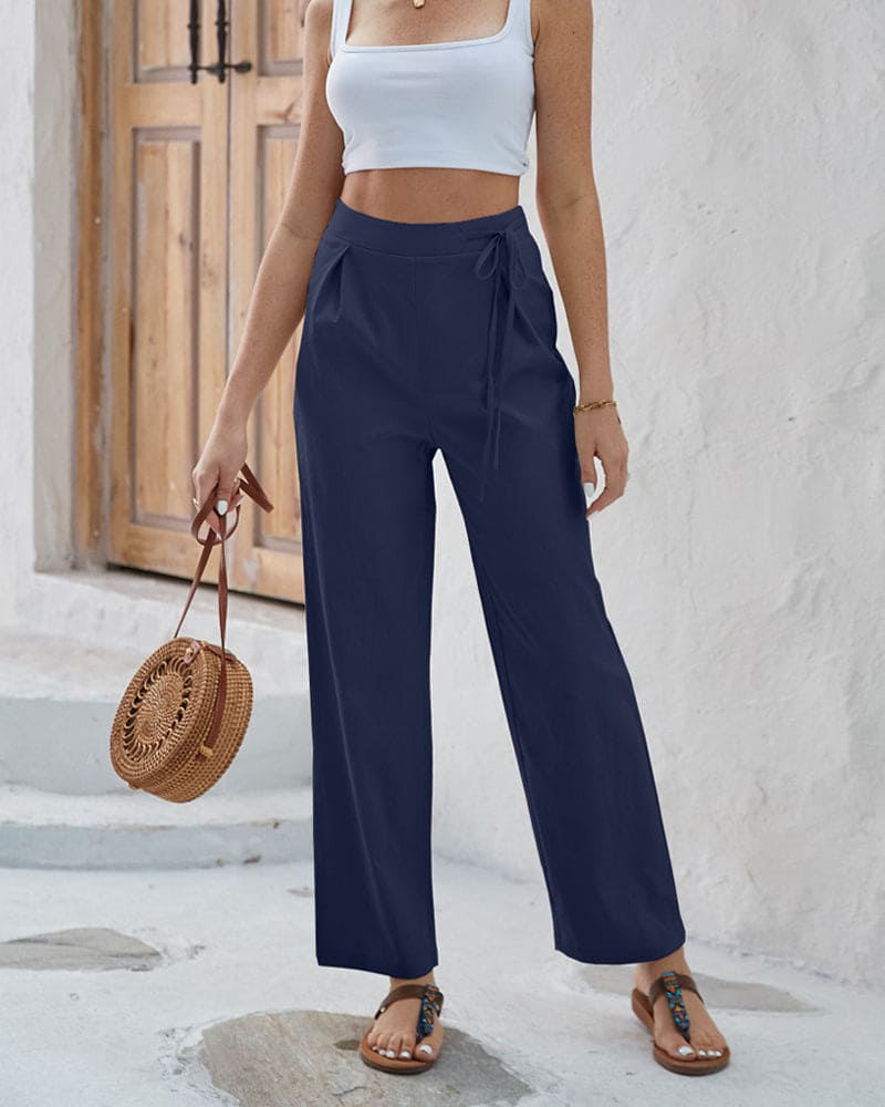 Pantalones Cintura Alta Estilizados Mujer