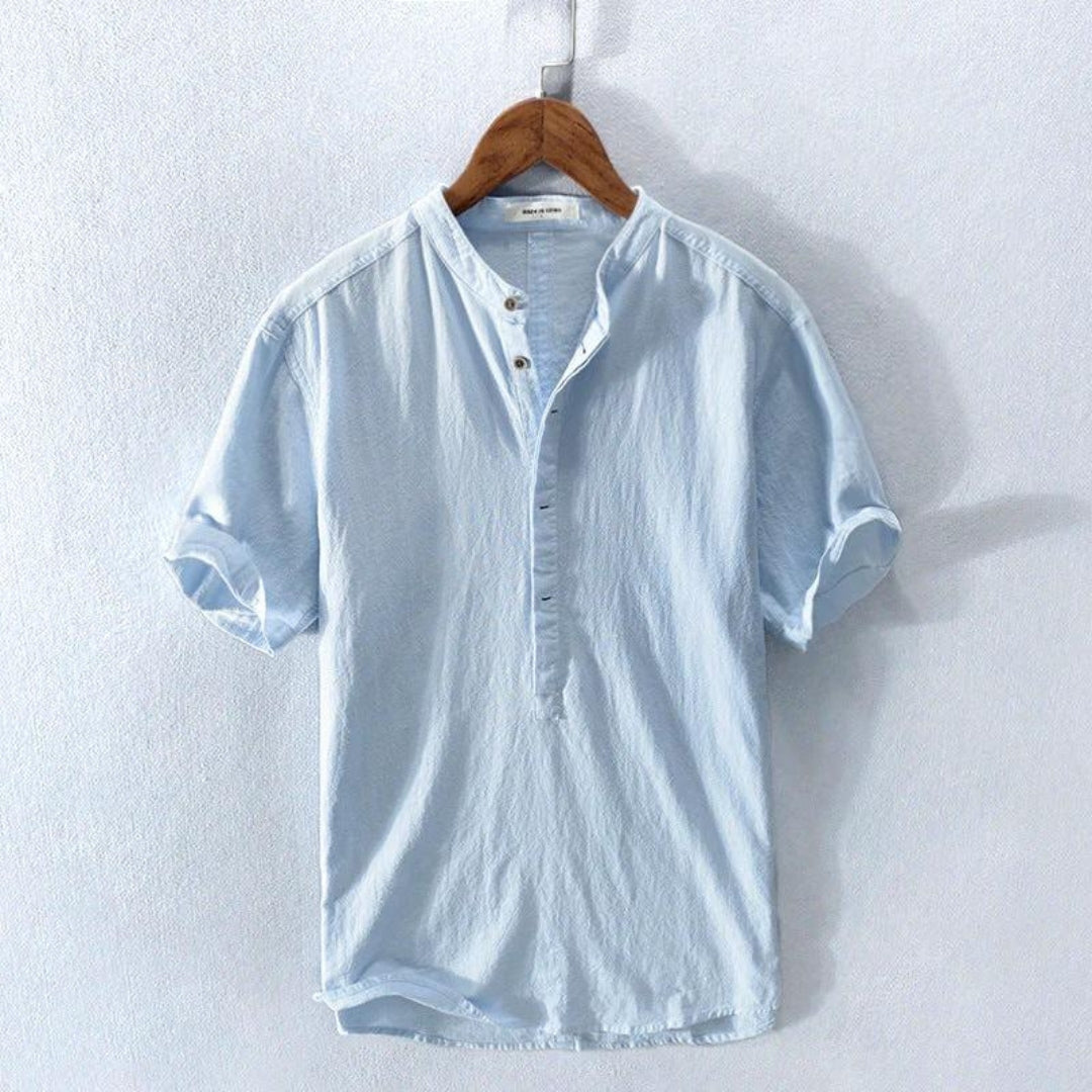 Camisa Hombre Verano Ligera Botones