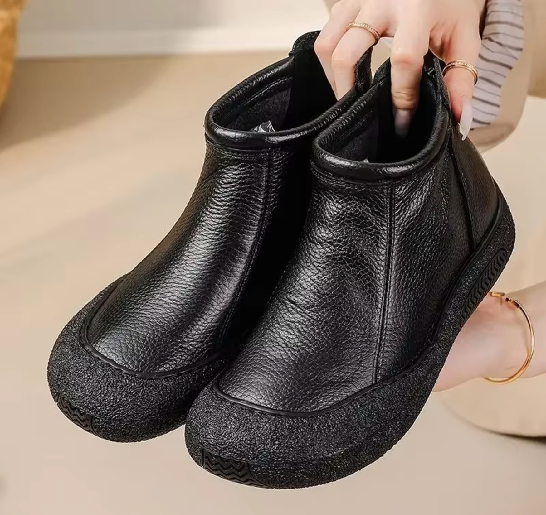 Botas Piel Cuero Vintage - Vestiria