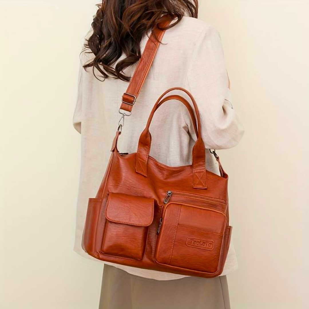 Bolso Piel Cruzado Mujer Elegante