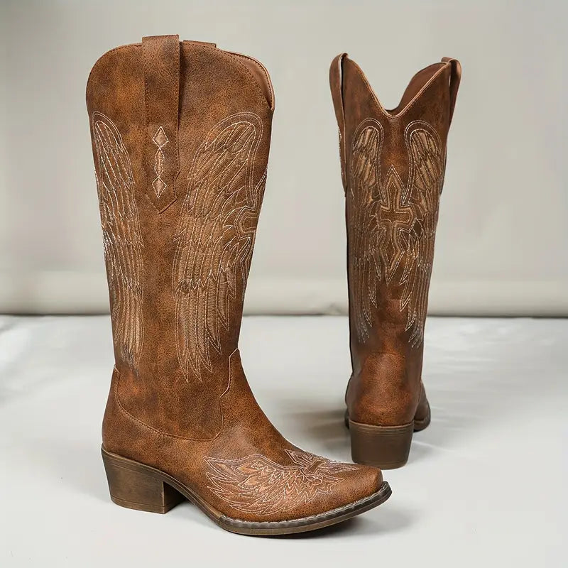 Botas Vaqueras Cuero Alto