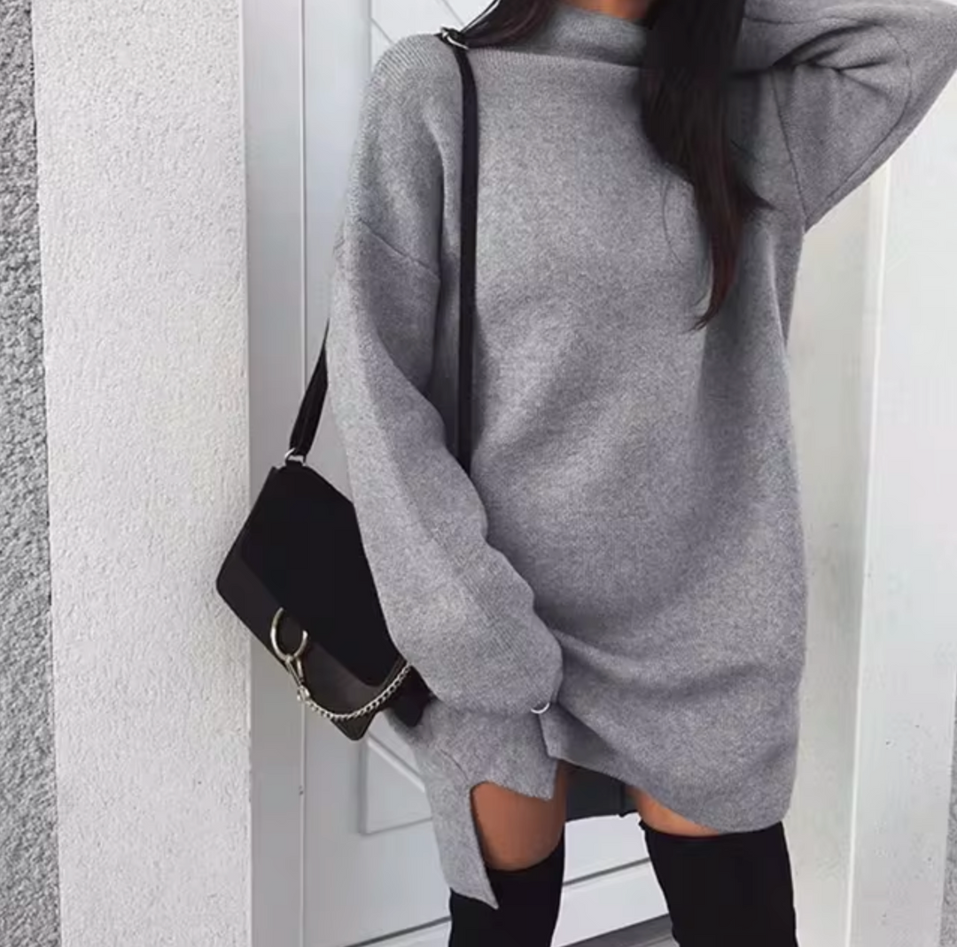 Vestido Invierno Mujer Abultado Cálido