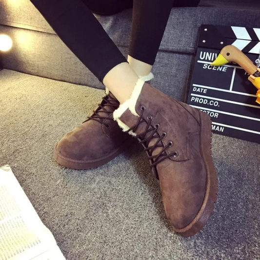 Botas Mujer Invierno Cuero Suave Altas - Vestiria