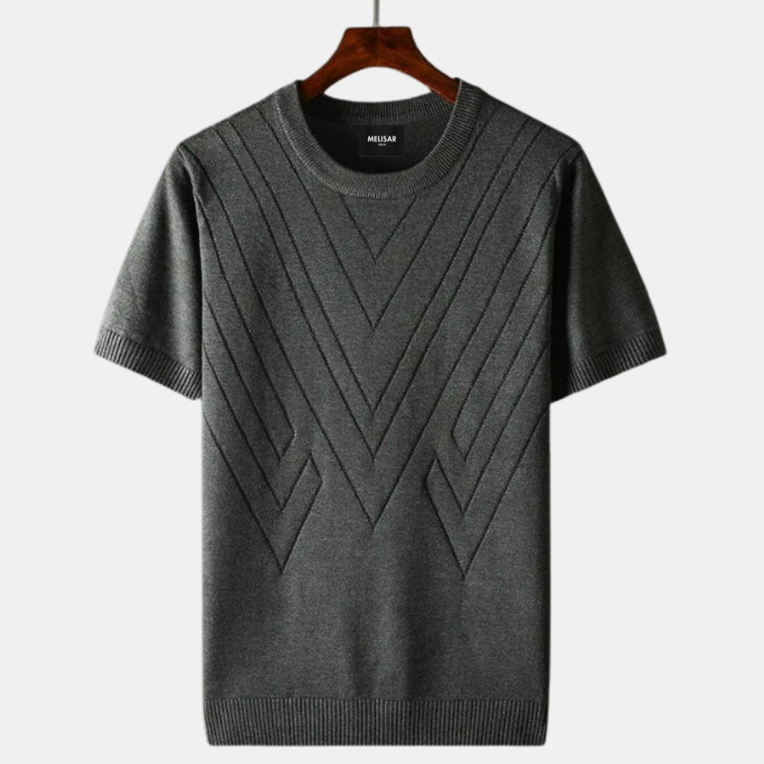 Camiseta Hombre Clásica Cuello Redondo