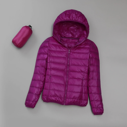 Chaquetón Invierno Mujer Acolchado Con Capucha