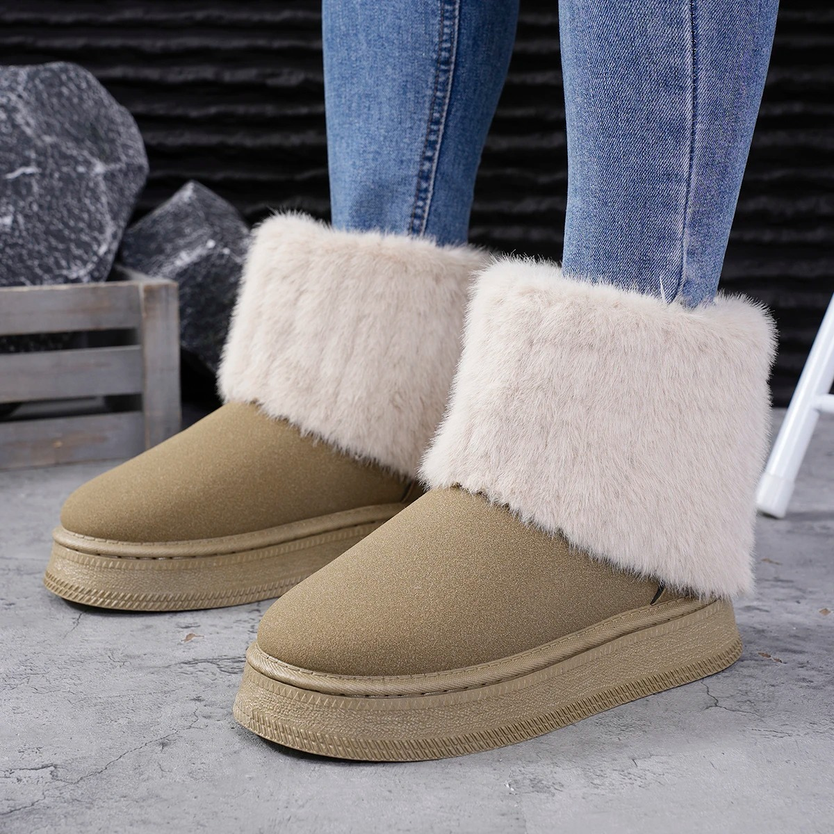 Botas Invierno Forradas Suaves y Estilosas