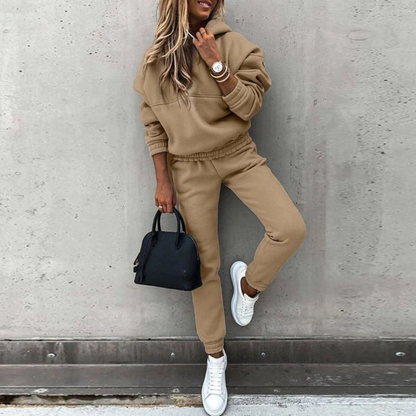 Conjunto Invierno Mujer Sudadera y Pantalones Cálidos