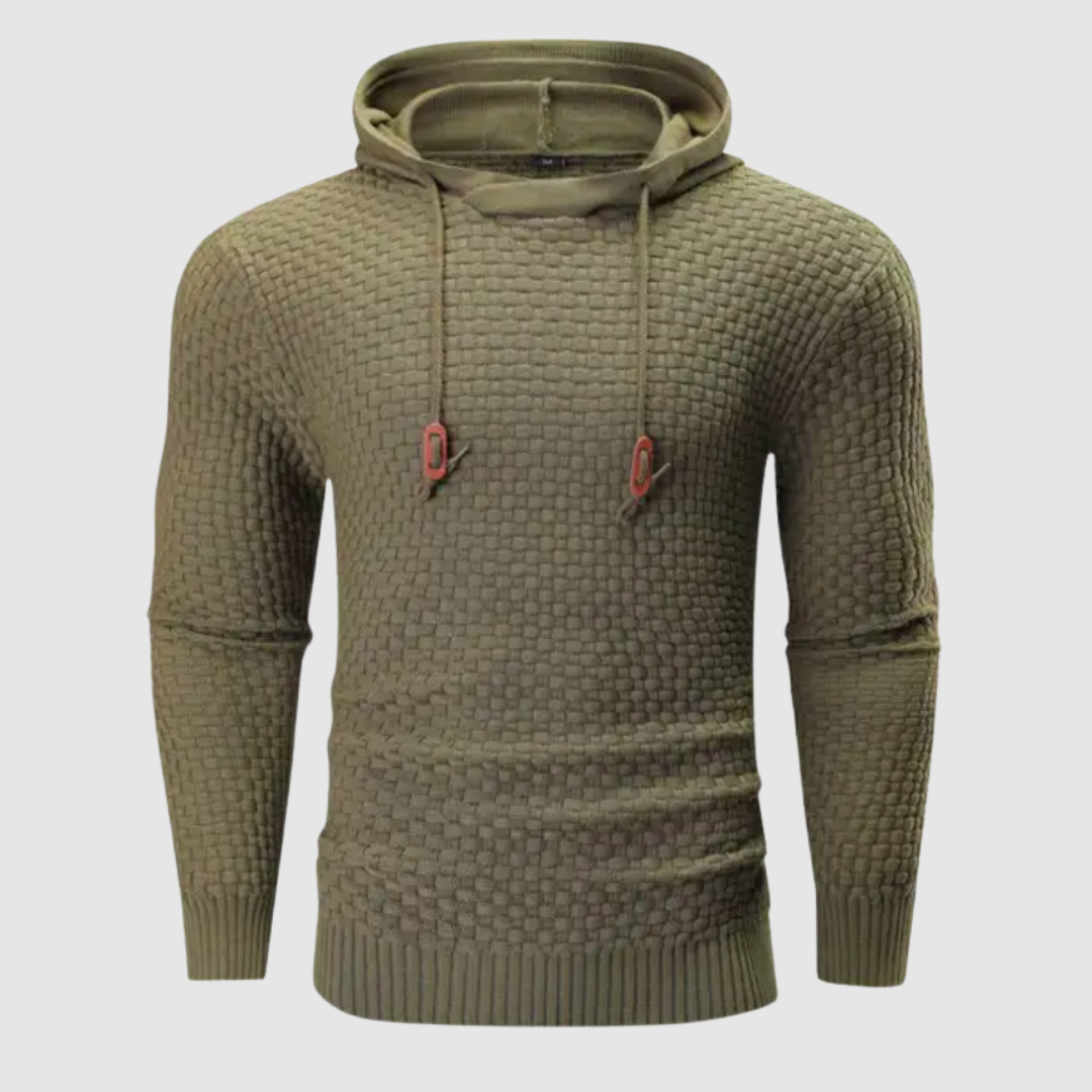 Sudadera Hombre Capucha Cuello Alto - Vestiria