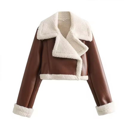 Chaqueta de cuero estilo urbano