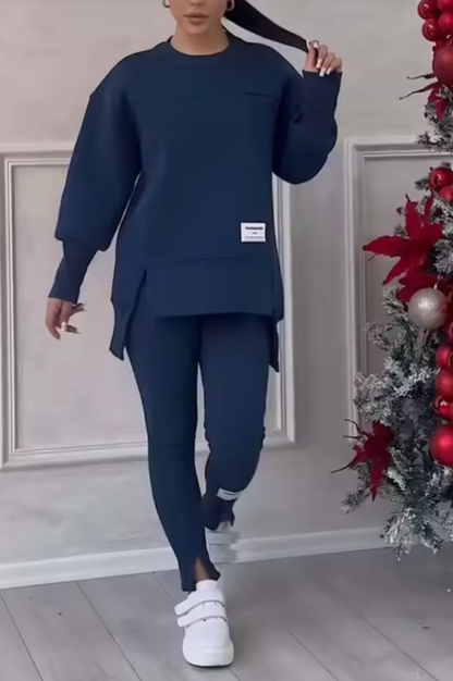 Conjunto de punto cómodo mujer