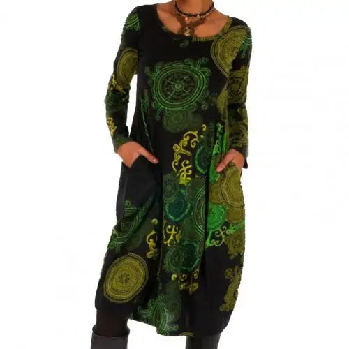 Vestido Boho Chic Mujer Estilo Libre
