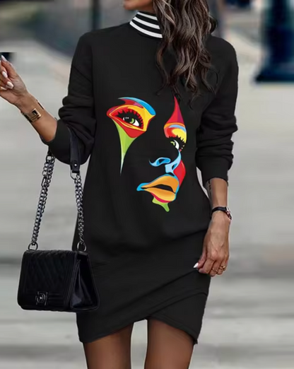 Vestido Mujer Asimétrico Elegante