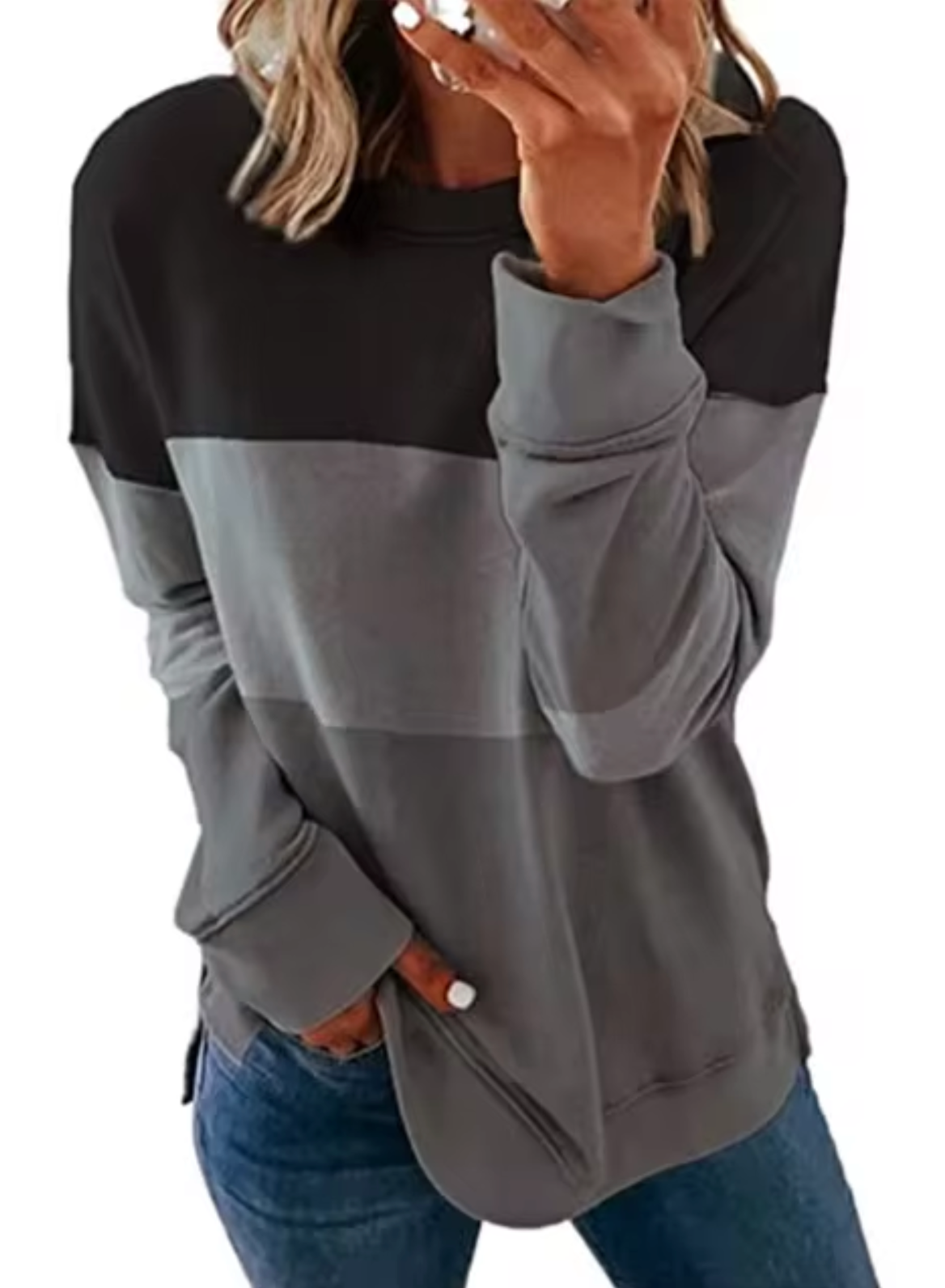 Camisa Algodón Oversize Manga Larga