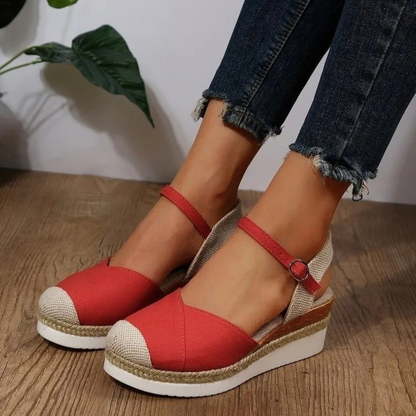 Sandalias Mujer Verano Cómodas con Hebilla