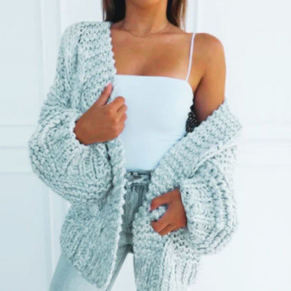 Chaqueta Punto Grande Mujer