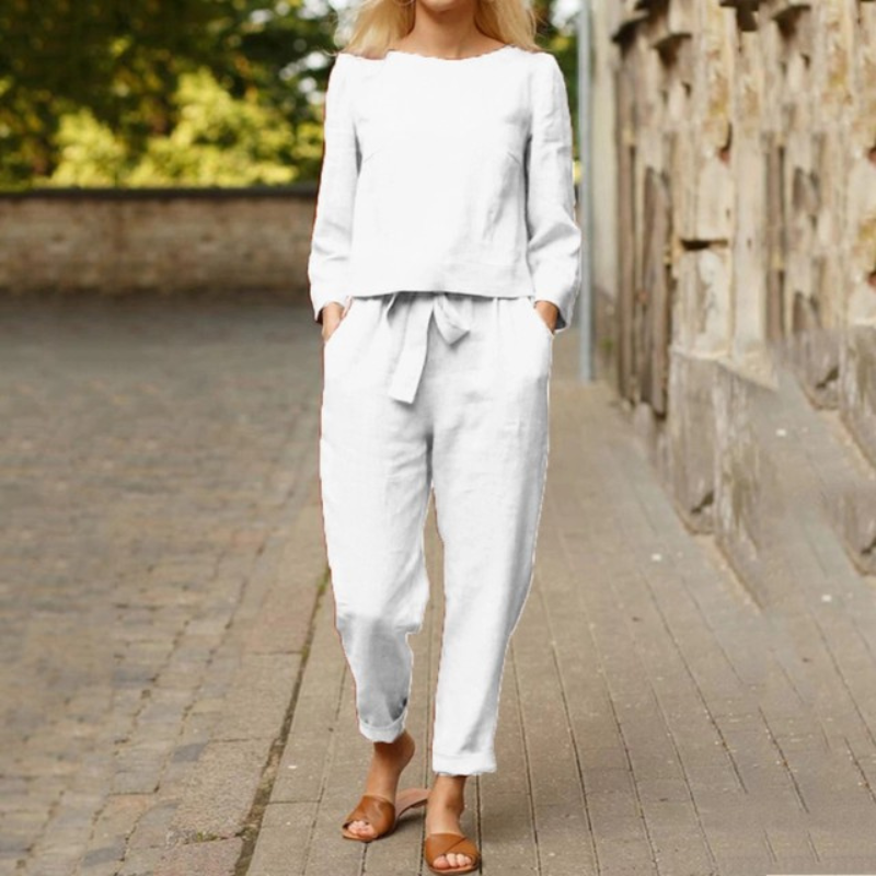 Conjunto Blusa Pantalón Mujer Fresco Verano