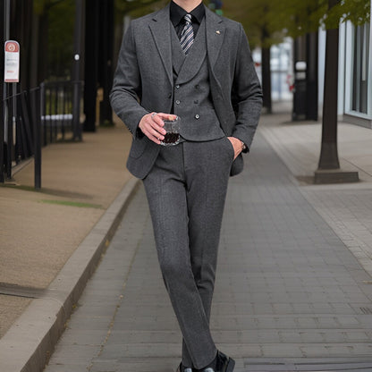 Traje de Hombre Clásico 3 Piezas Elegante