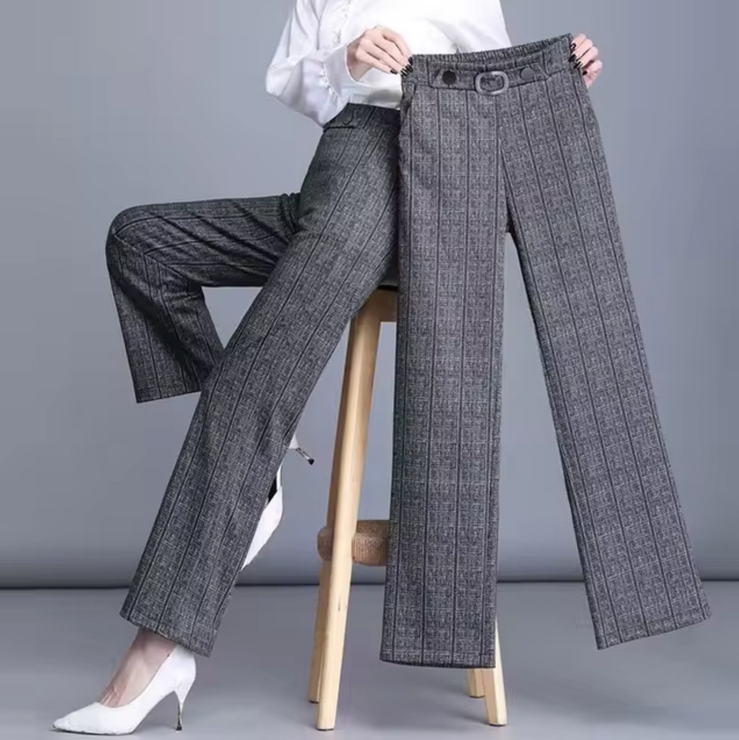 Pantalones Mujer Rectos y Amplios
