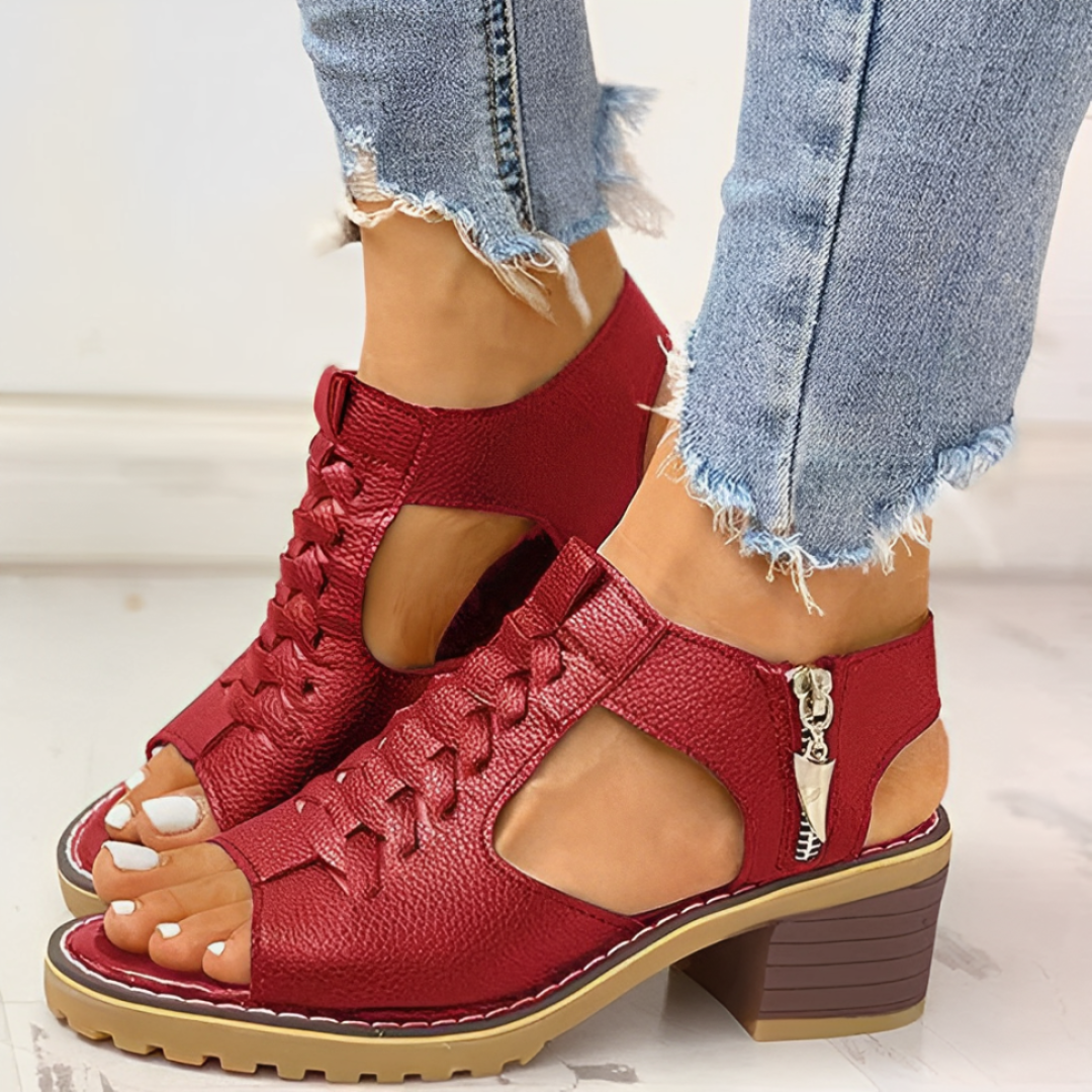 Sandalias Mujer Peep Toe de Moda