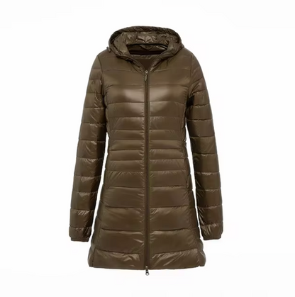 Abrigo Largo Acolchado Oversize Invierno