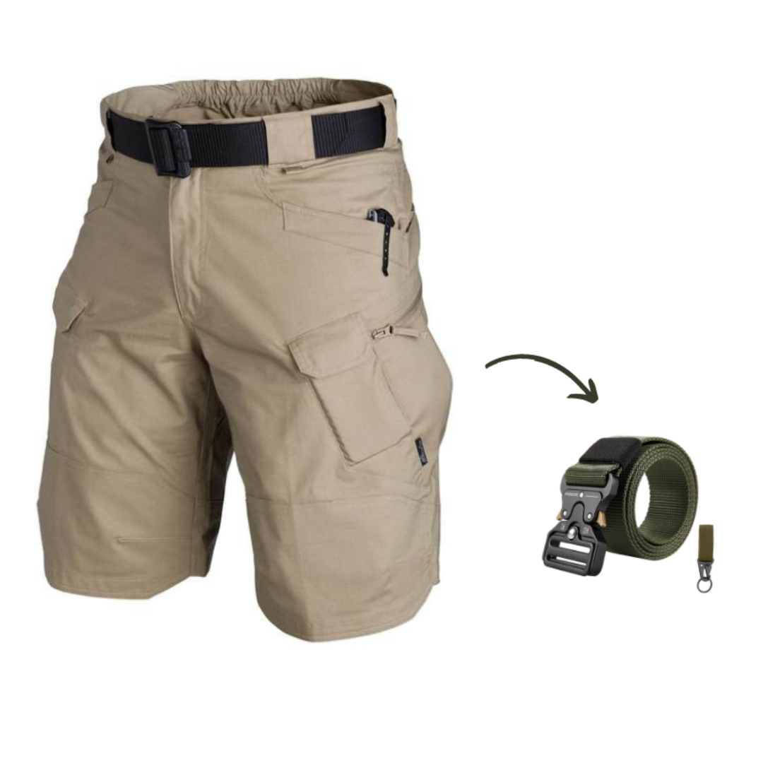 Pantalones Cortos Cargo Multibolsillo