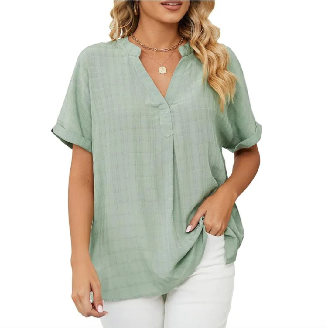 Blusa Ligera Cuello en V Fresh - Vestiria