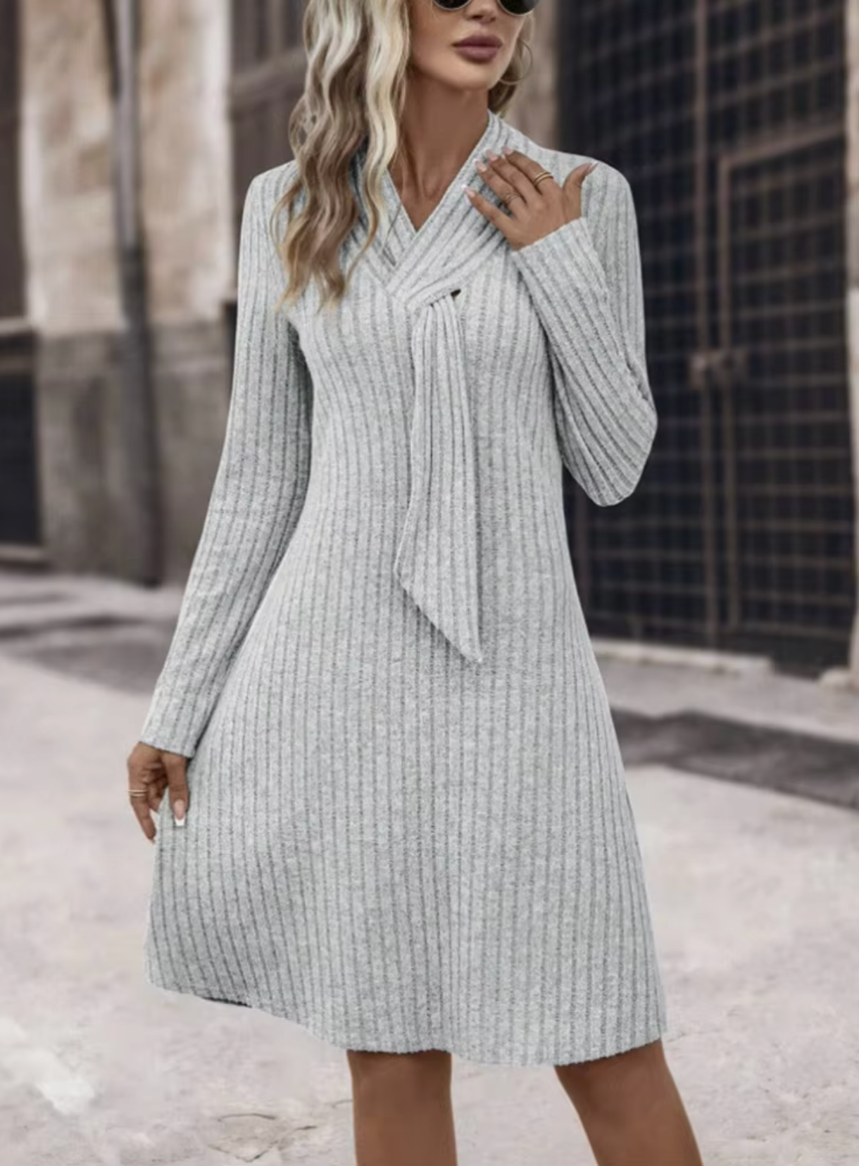 Vestido Cálido Punto Mujer Invierno - Vestiria