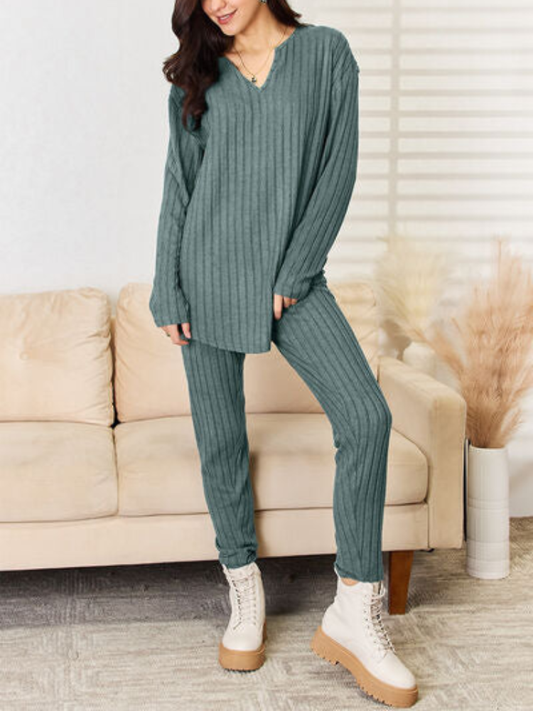 Conjunto Jersey Cálido y Pantalón Suave - Vestiria
