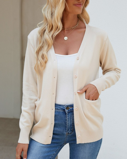 Chaqueta de Invierno Cuello Alto Bolsillos