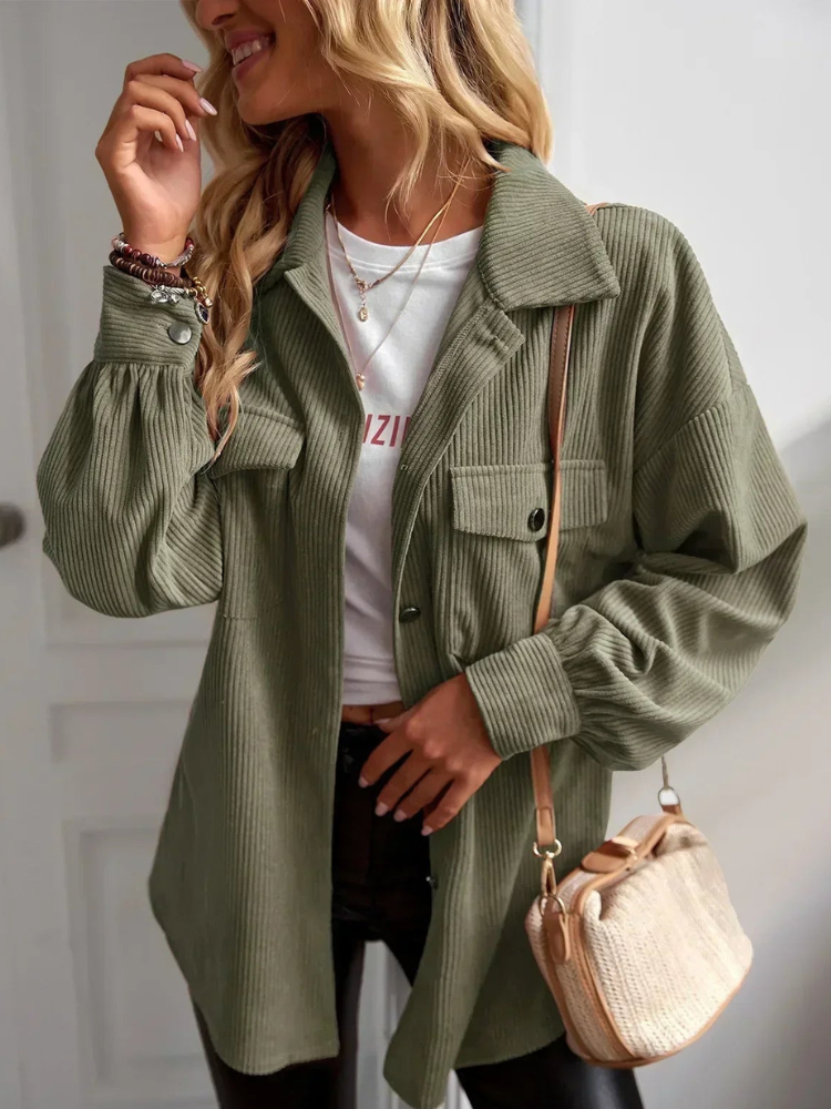 Chaquetón Pana Clásico Mujer
