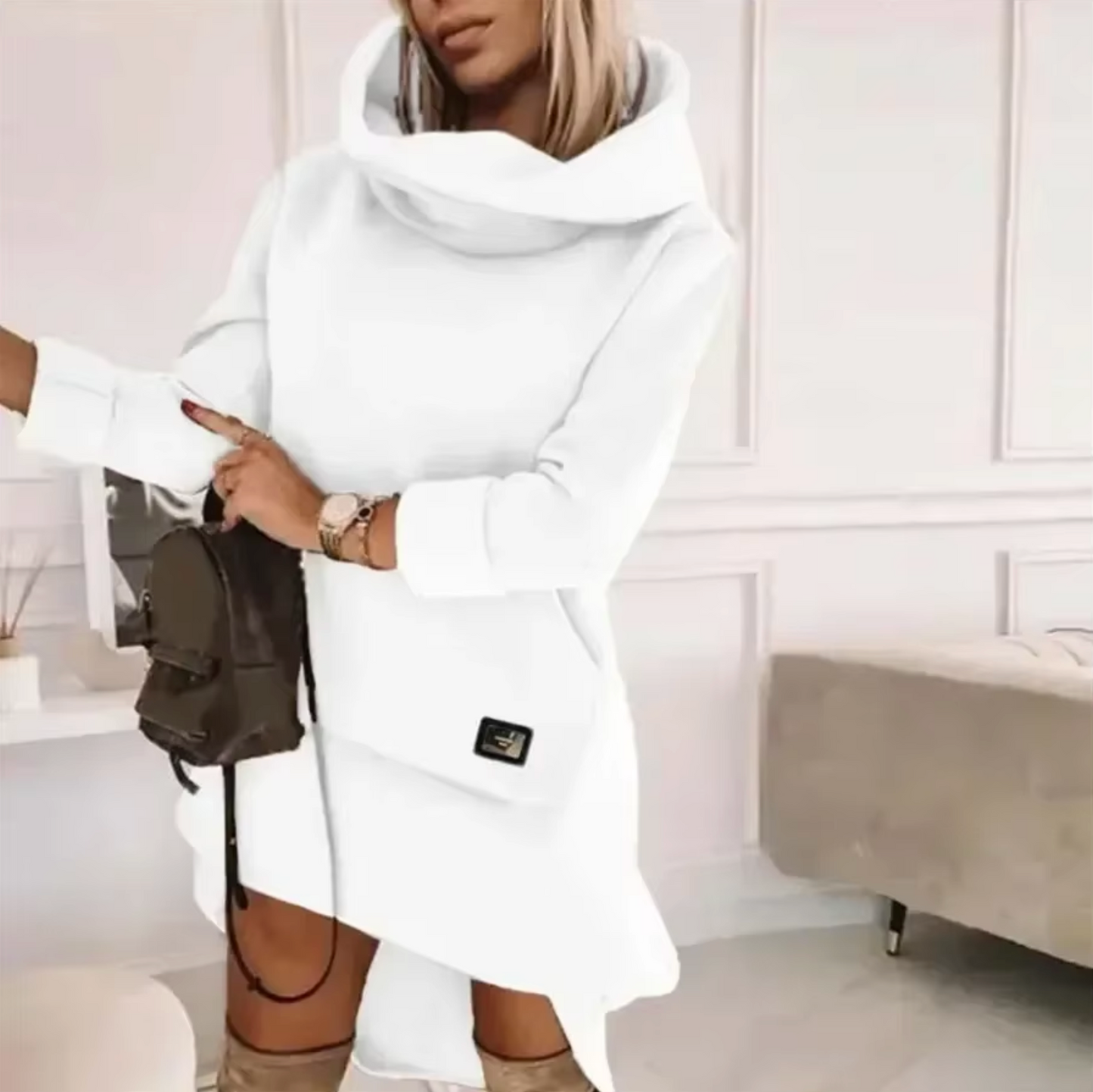 Vestido Deportivo con Capucha