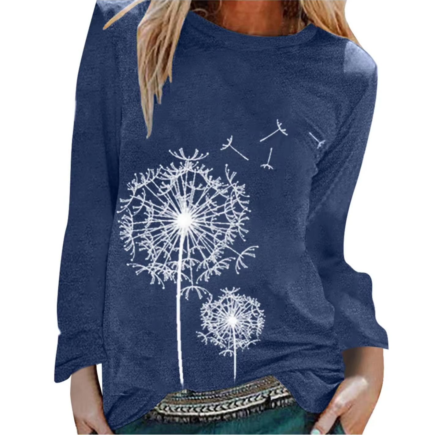 Camiseta Casual Manga Larga