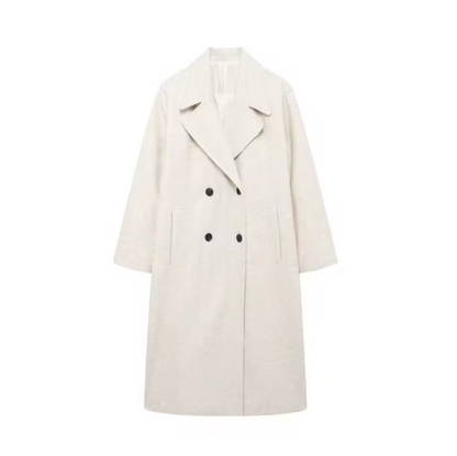 Gabardina Clásica Mujer Elegante