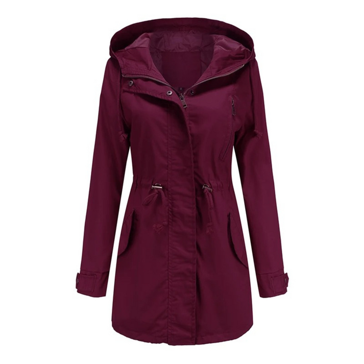 Abrigo Trench Impermeable Mujer Elegante