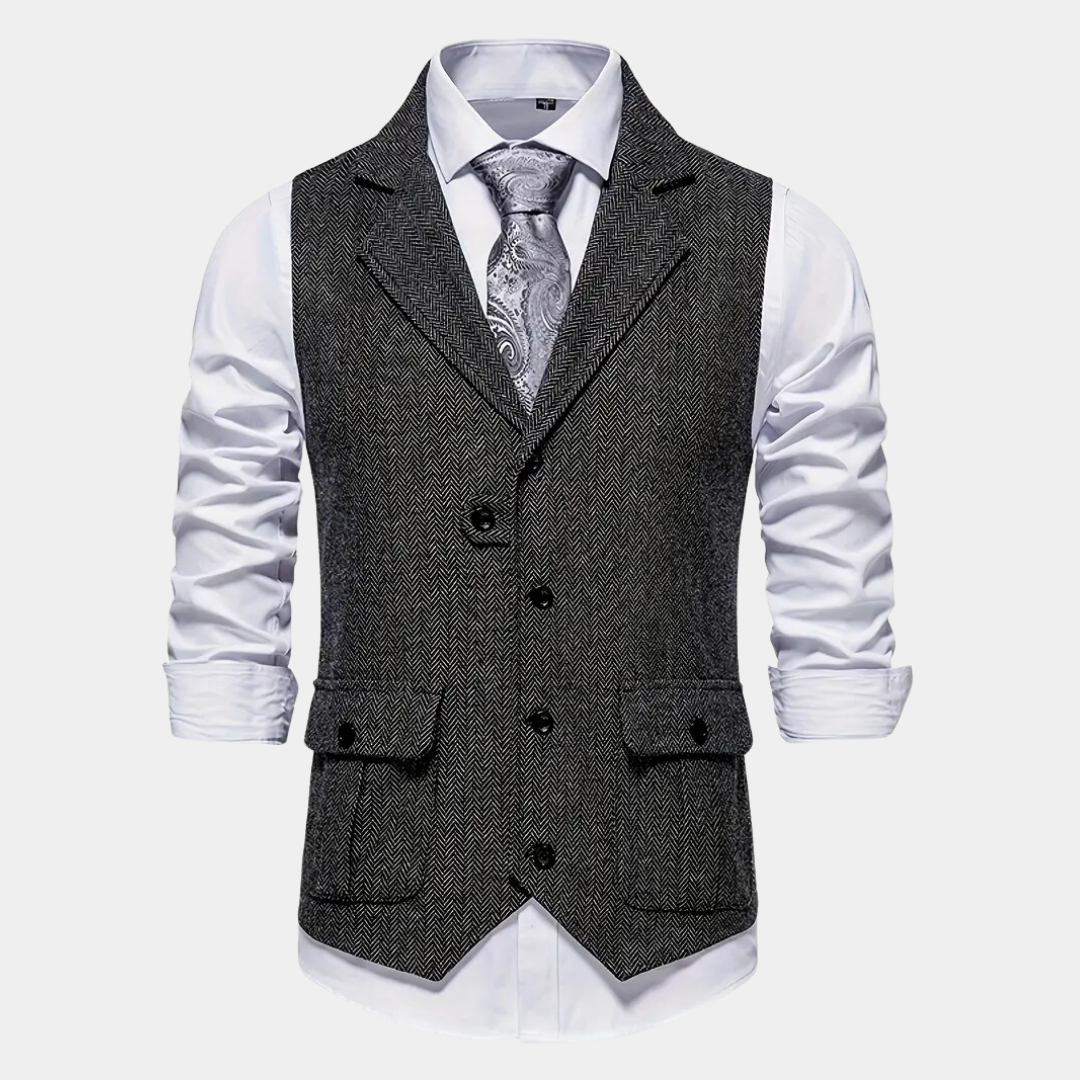 Chaleco Hombre Elegante Clásico