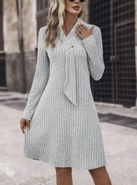 Vestido Cálido Manga Larga Mujer - Vestiria