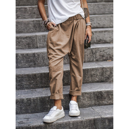 Pantalones cortos cómodos mujer - Pernera amplia