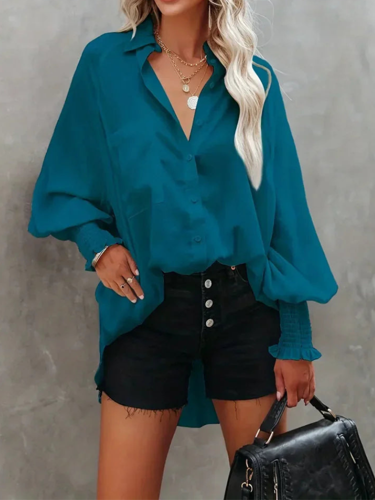Blusa Polo Mujer Manga Larga Clásica