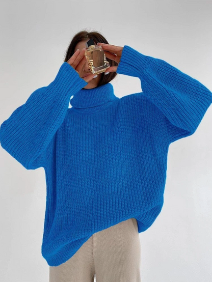 Sudadera Punto Grande Cuello Alto