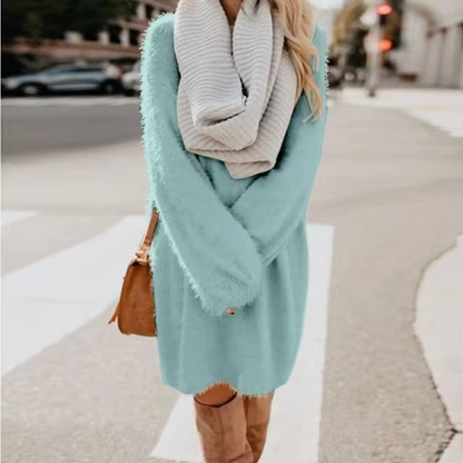Vestido Cálido de Punto Algodián Mujer