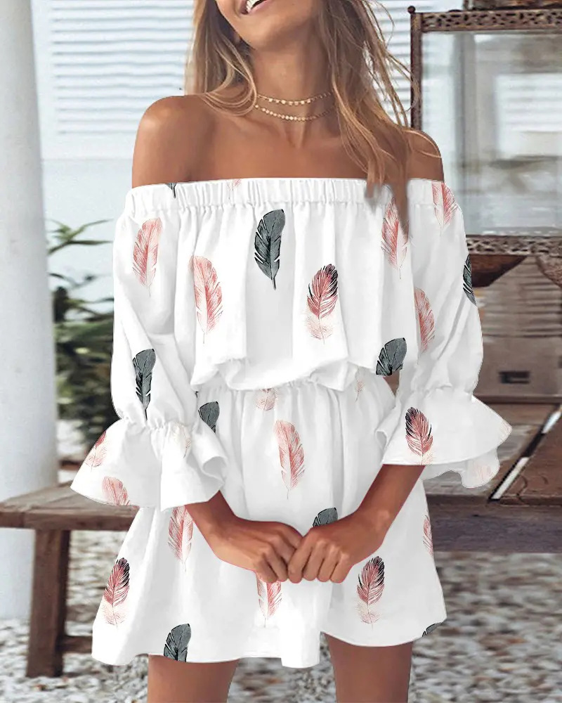 Vestido Boho Sin Mangas Floral Verano
