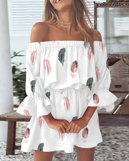 Vestido Boho Sin Mangas Floral Verano
