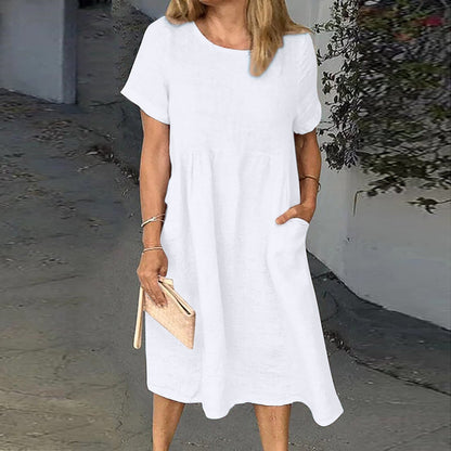 Vestido Sueter Holgado Manga Corta