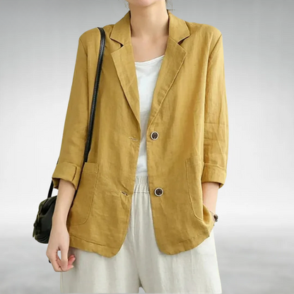 Chaquetilla Mujer Casual Elegante Corte Libre