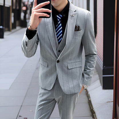 Traje de rayas Clásico Conjunto 3 Piezas