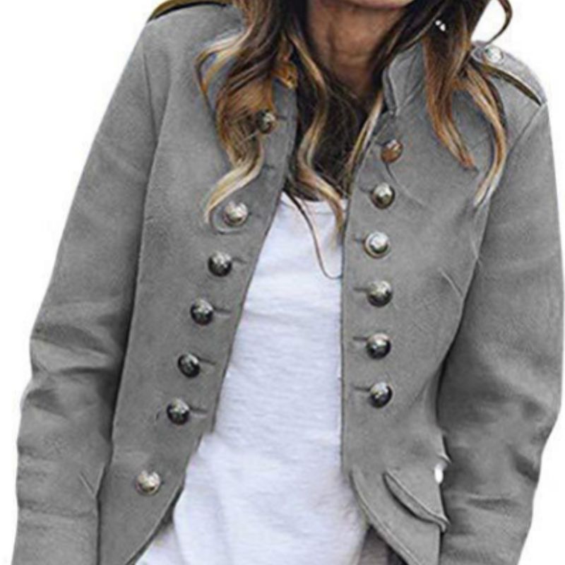 Chaquetón Mujer Estiloso Manga Larga