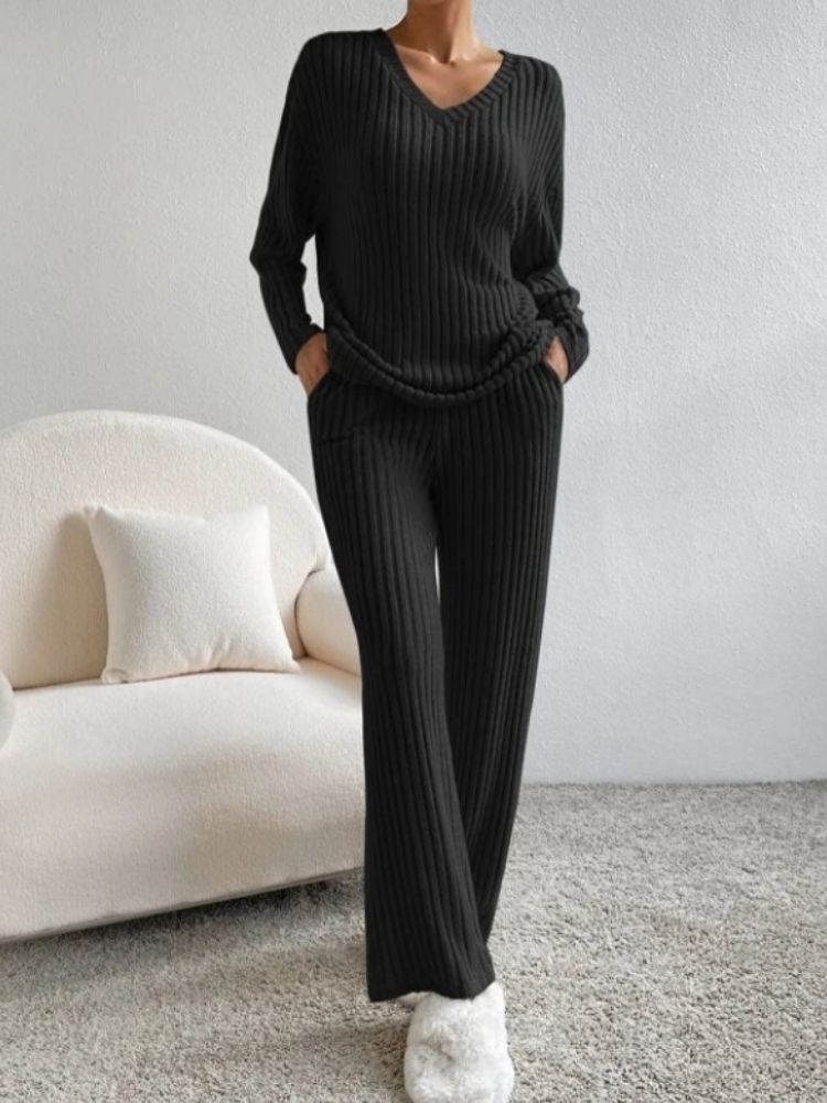 Juego Deportivo Mujer Suéter y Pantalón Cálido