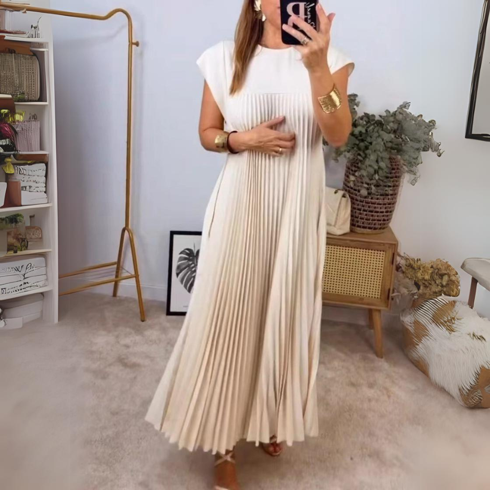 Vestido Plisado Ligero y Alegre